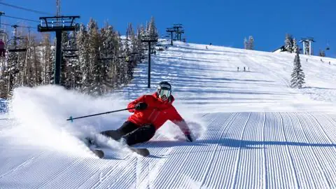 tedligetyspringskiing